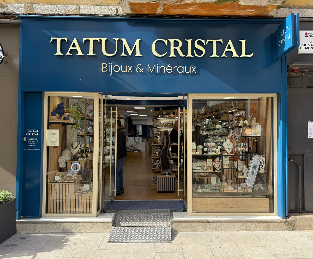 Boutique Tatum Cristal — bijoux en pierres naturelles