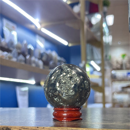 Petite sphère en Pyrite - 2