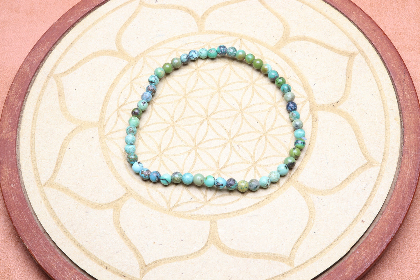 Bracelet en Turquoise Africaine - Évolution et Équilibre 4mm