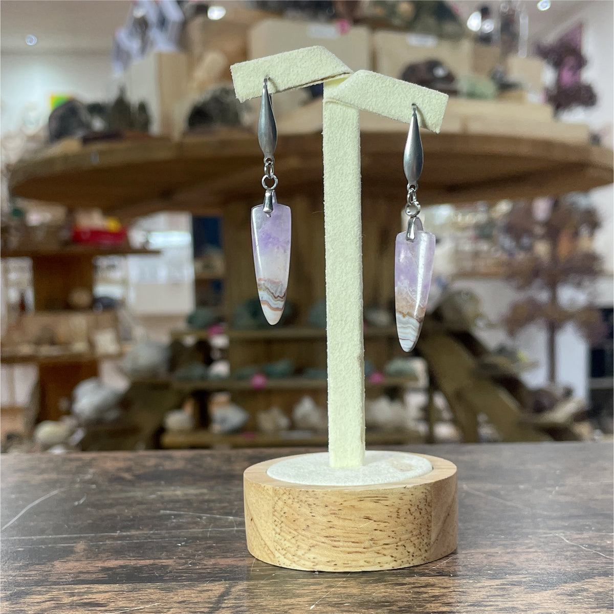 Boucle d'oreilles Amethyste – photo 3