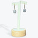 Boucles d’oreilles pendantes carrés