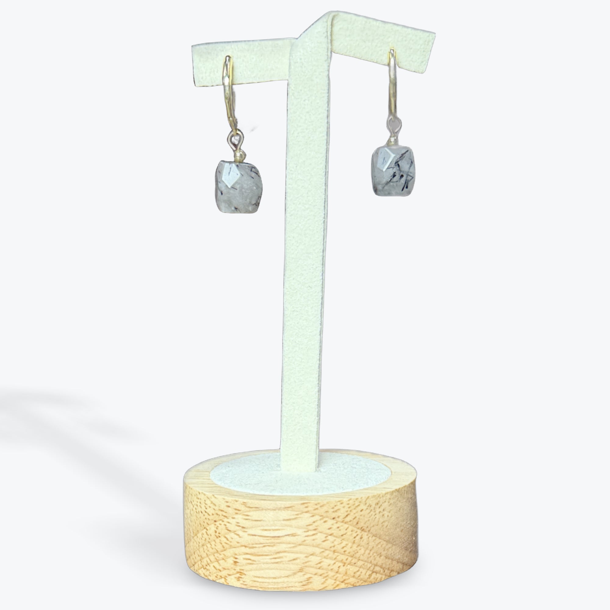 Boucles d’oreilles pendantes carrés