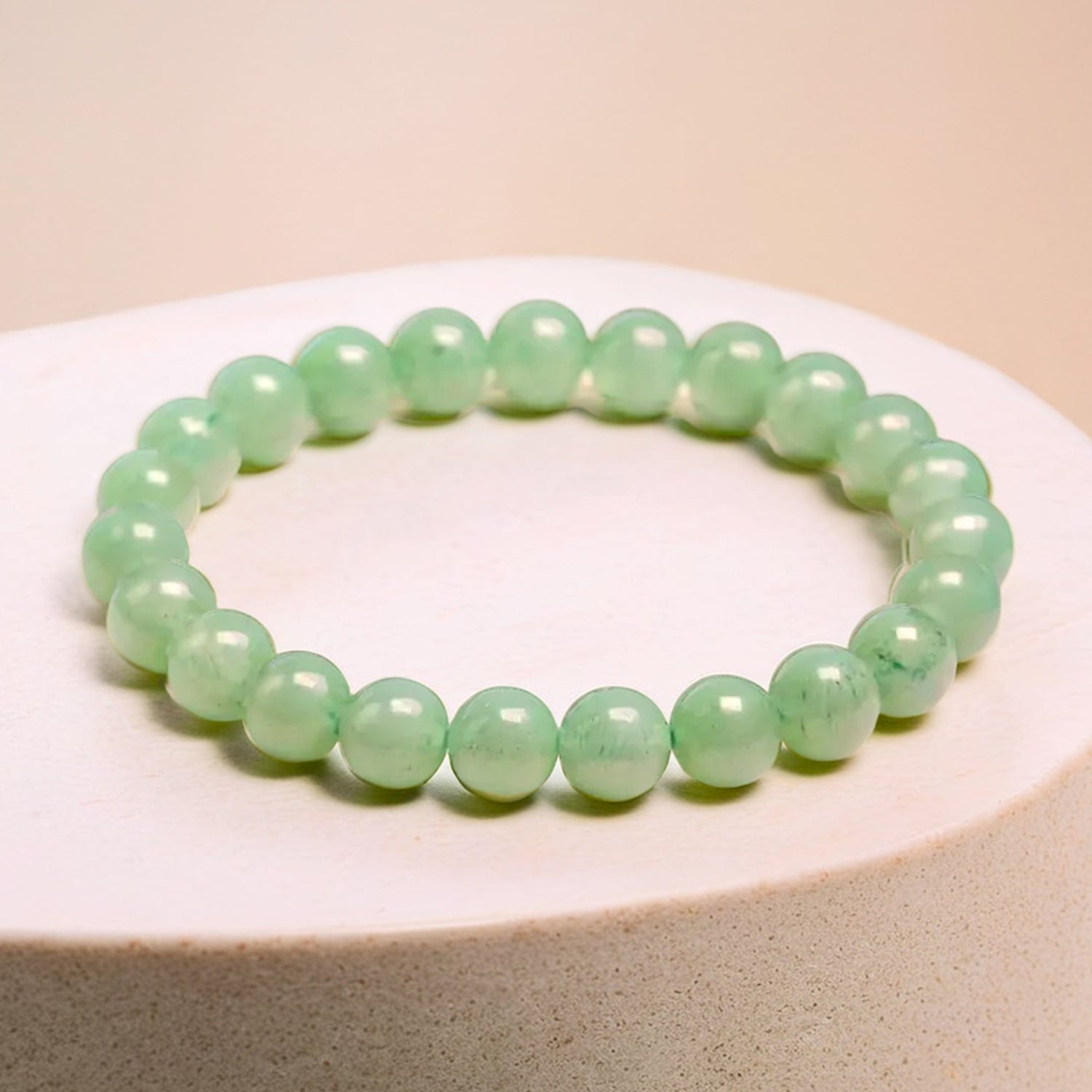 Bracelet Porte-Bonheur en Aventurine — Chance et Prospérité - Tatum Cristal