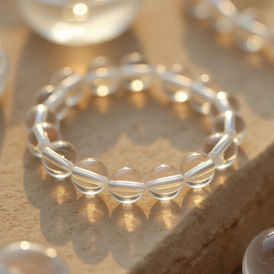 Bracelet Harmonie en Cristal de Roche — Purification et Amplification - Tatum Cristal