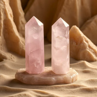 Pointe de Sommeil en Quartz Rose — Amour et Harmonie - Tatum Cristal
