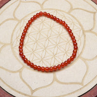 Bracelet en Cornaline - Courage et Vitalité 4mm
