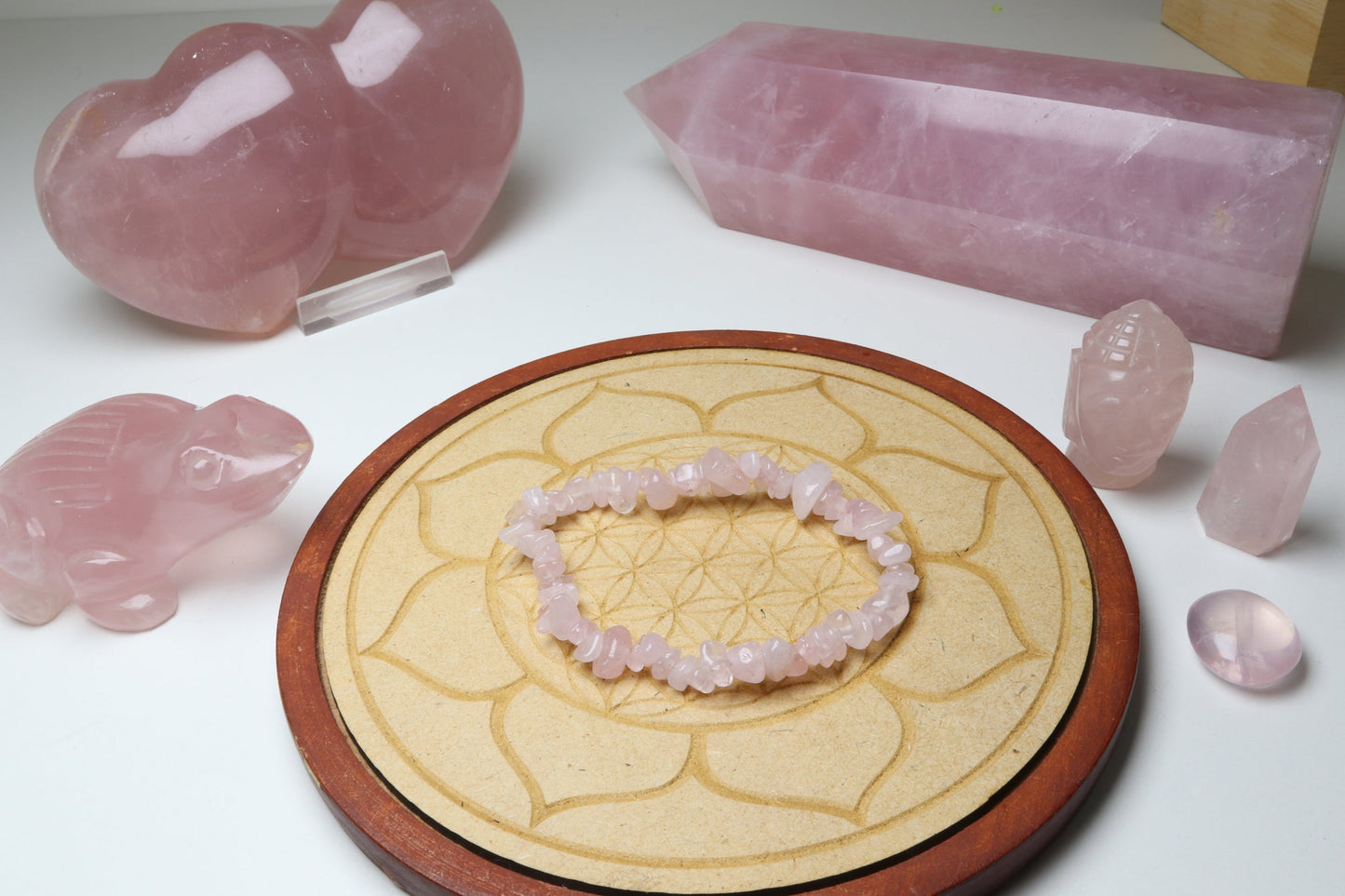Bracelet en Quartz Rose - Amour et Harmonie - photo 2
