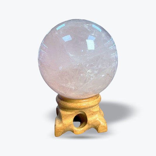 Sphères en Quartz rose de Madagascar - Pièce unique