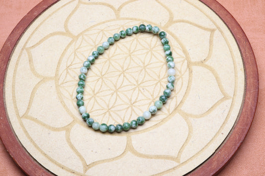 Bracelet Agate Mousse 4 mm