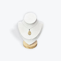 Pendentif jaspe paysage goutte
