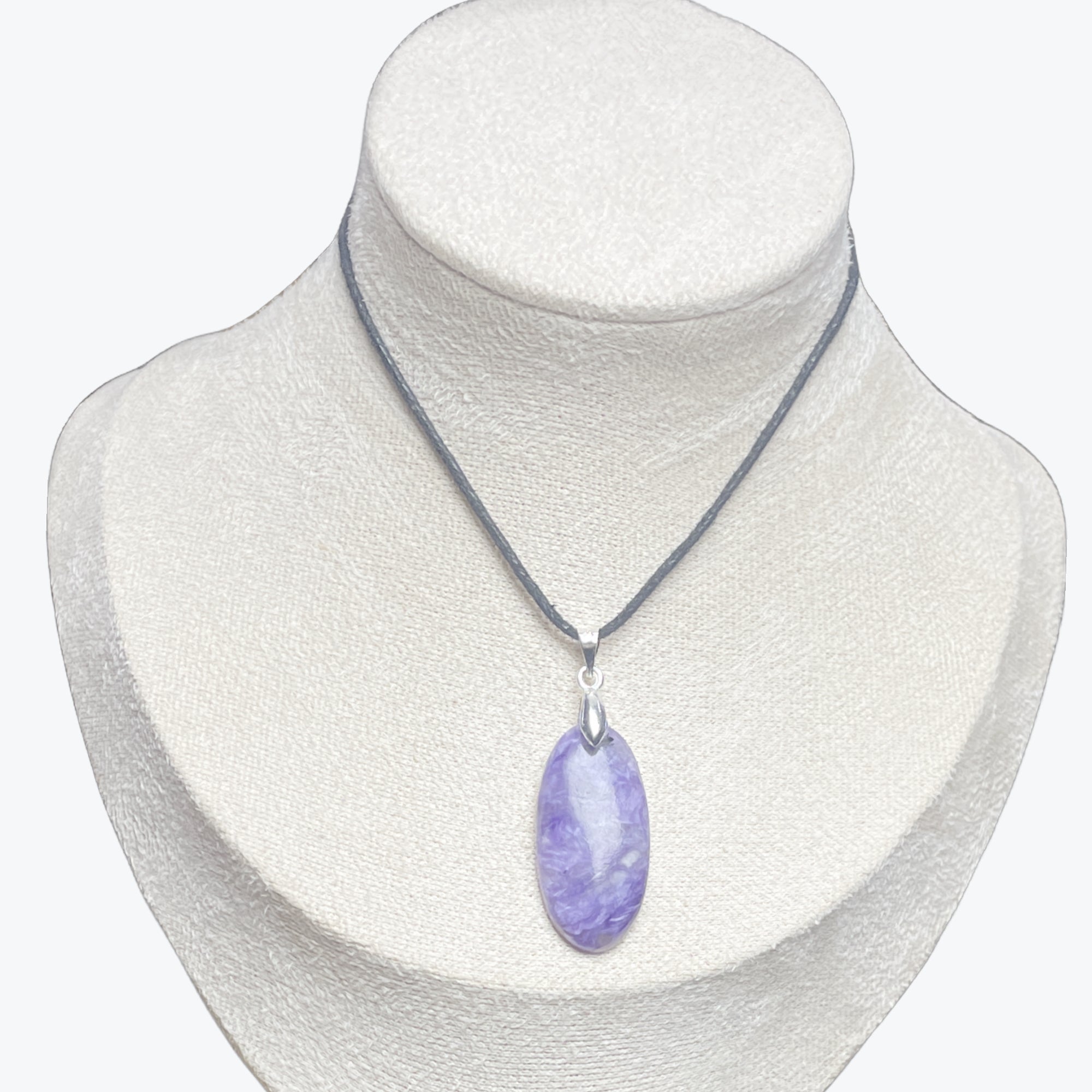 Pendentif Lépidolite ovale
