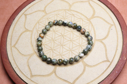 Bracelet Jaspe Océan – photo 2