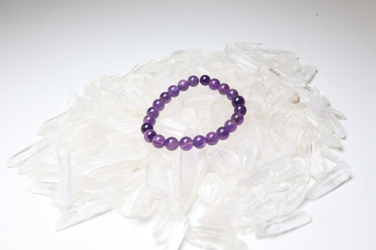 Bracelet Améthyste 6 mm
