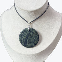 Pendentif Jaspe Kambaba rond 4cm