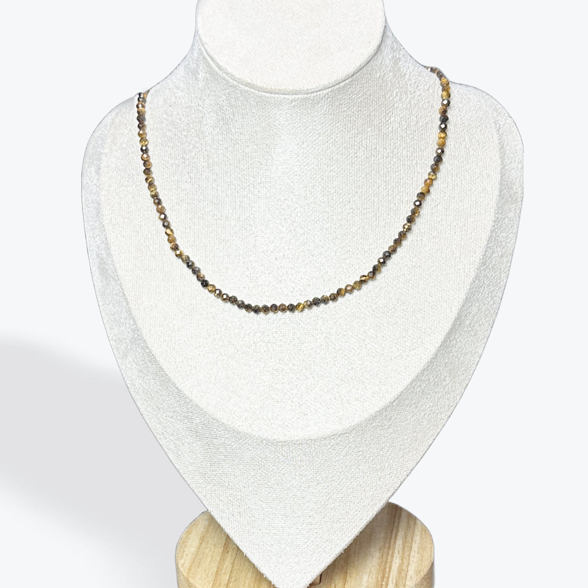 Collier Oeil de Tigre Facetté – photo 3