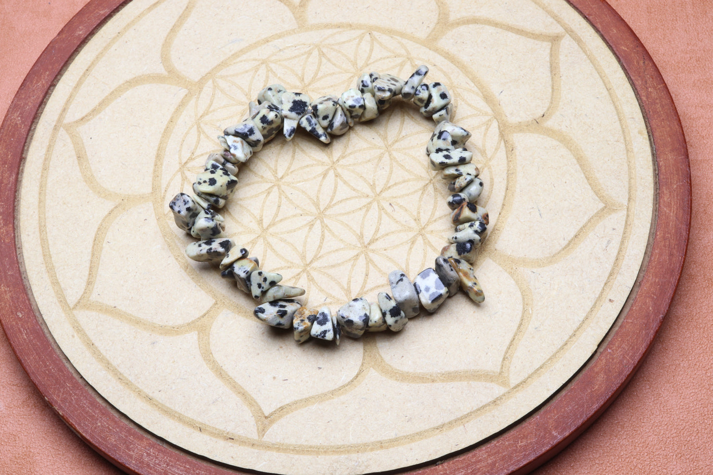 Bracelet Jaspe Dalmatien