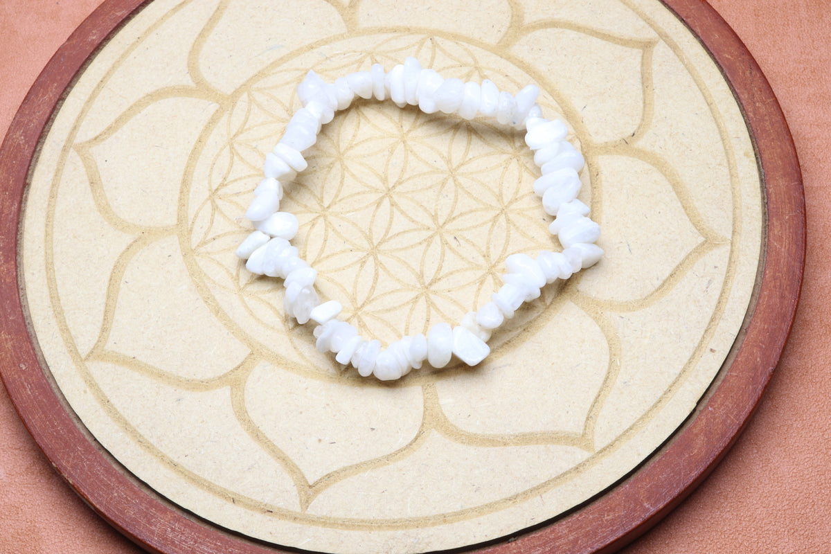 Bracelet Pierre de Lune Blanche – photo 2