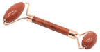 Double Rouleau de Massage Jaspe Rouge