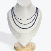 Collier Saphir Facetté