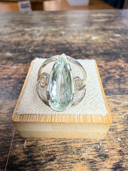 Bague aigue-marine Béryl verte
