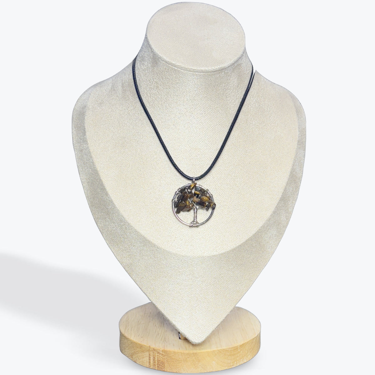 Pendentif Arbre de Vie Oeil de Tigre