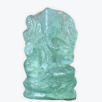Ganesh en Fluorite Verte - 2