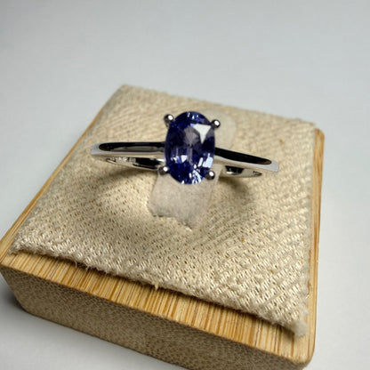 Bague en Saphir Naturel – Argent 925 – provenance Sri Lanka