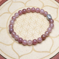 Bracelet en Quartz Fraise - Amour et Douceur 8mm