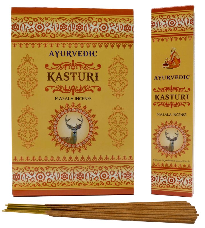 Encens Ayurvedic Kastoori 12x15g