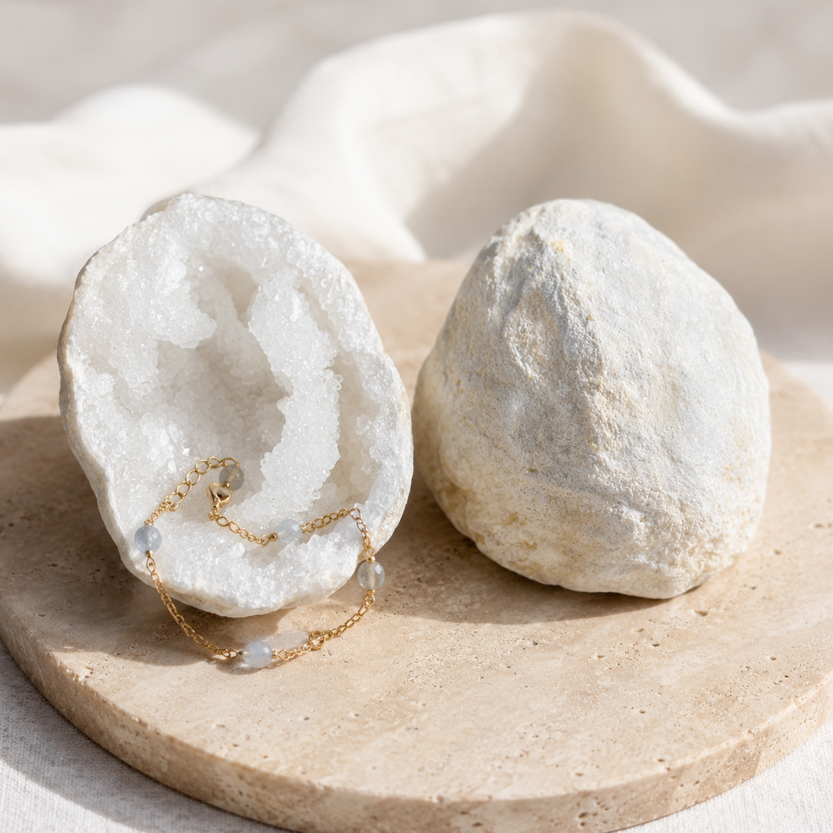 Géode de quartz - 8x8 cm