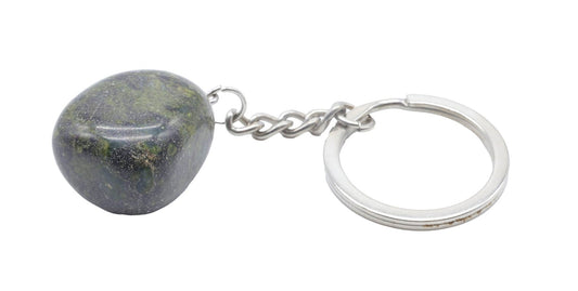 Porte-Clés Jaspe Sang de Dragon roulée 3cm