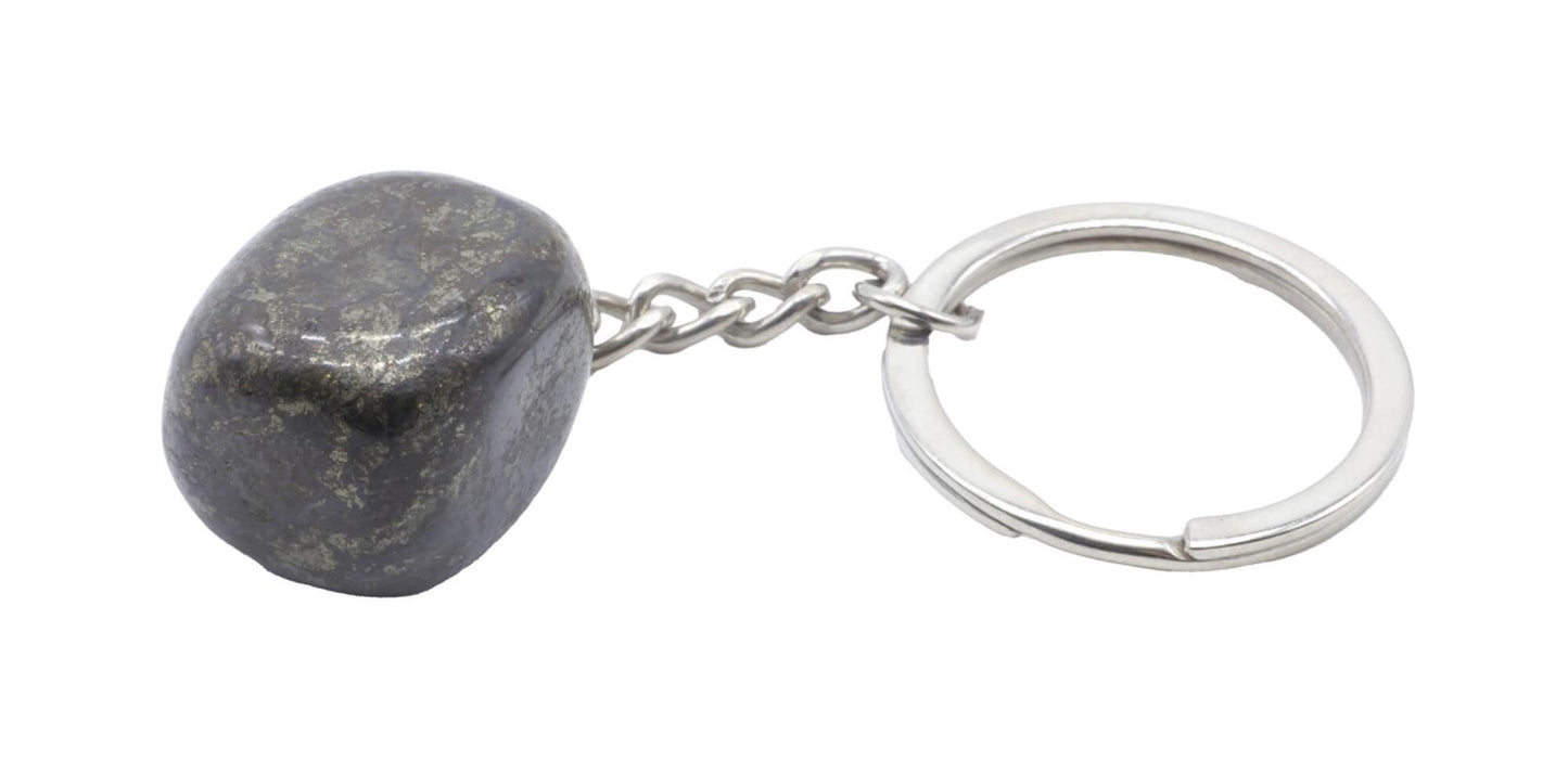 Porte-Clés Pyrite roulée 3cm