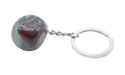 Porte-Clés Jaspe Héliotrope Africaine roulée 3cm