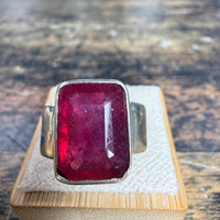 Bague chevalière Morganite vue alternative