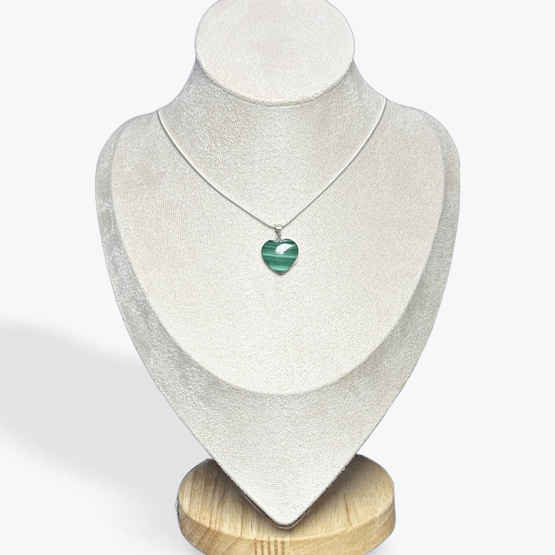 Pendentif Malachite Coeur