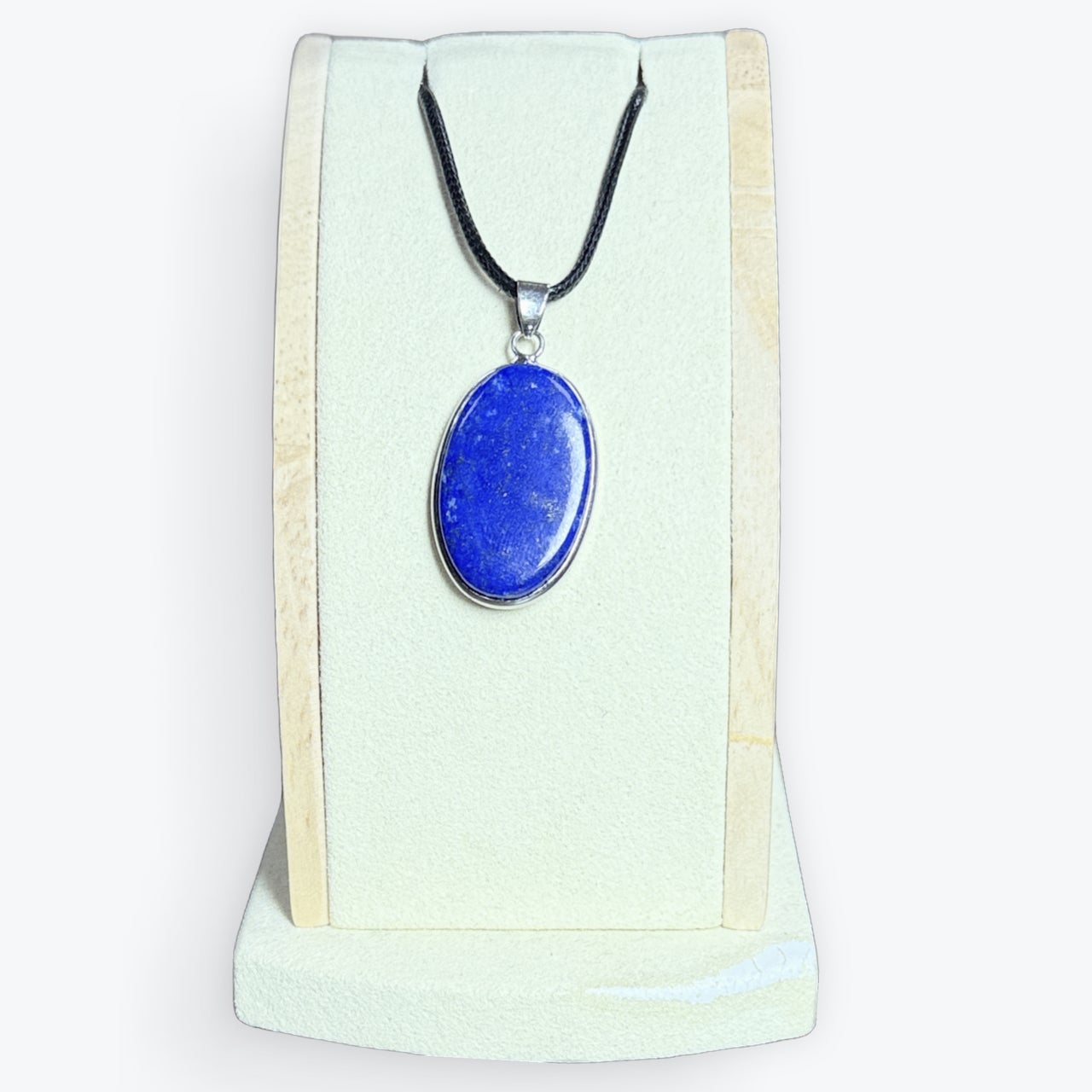 Pendentif Lapis-Lazuli Sertis Clos en Laiton