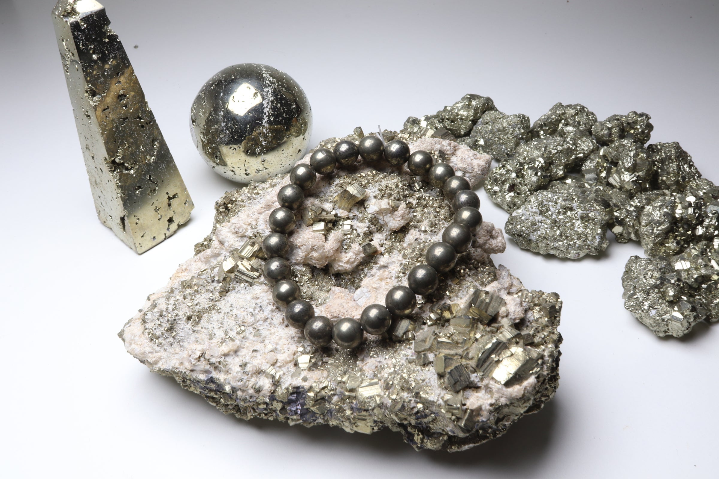 Bracelet Pyrite détail
