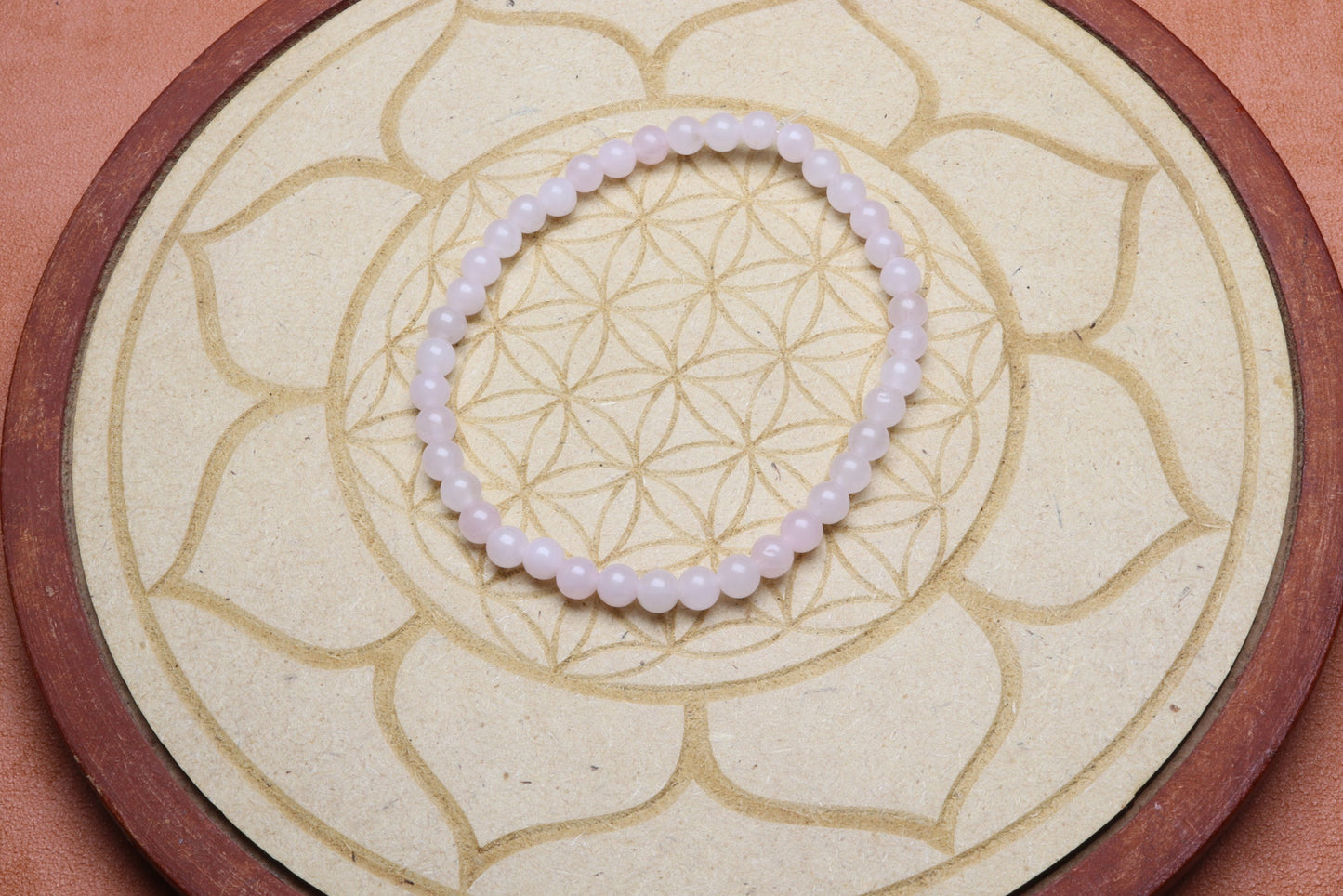 Bracelet en Quartz Rose - Amour et Harmonie 4mm