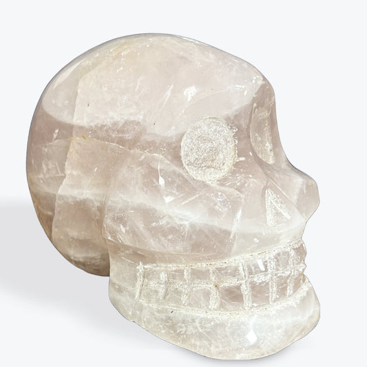 Crâne Quartz rose (900gr)