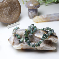 Bracelet Agate Mousse Baroque
