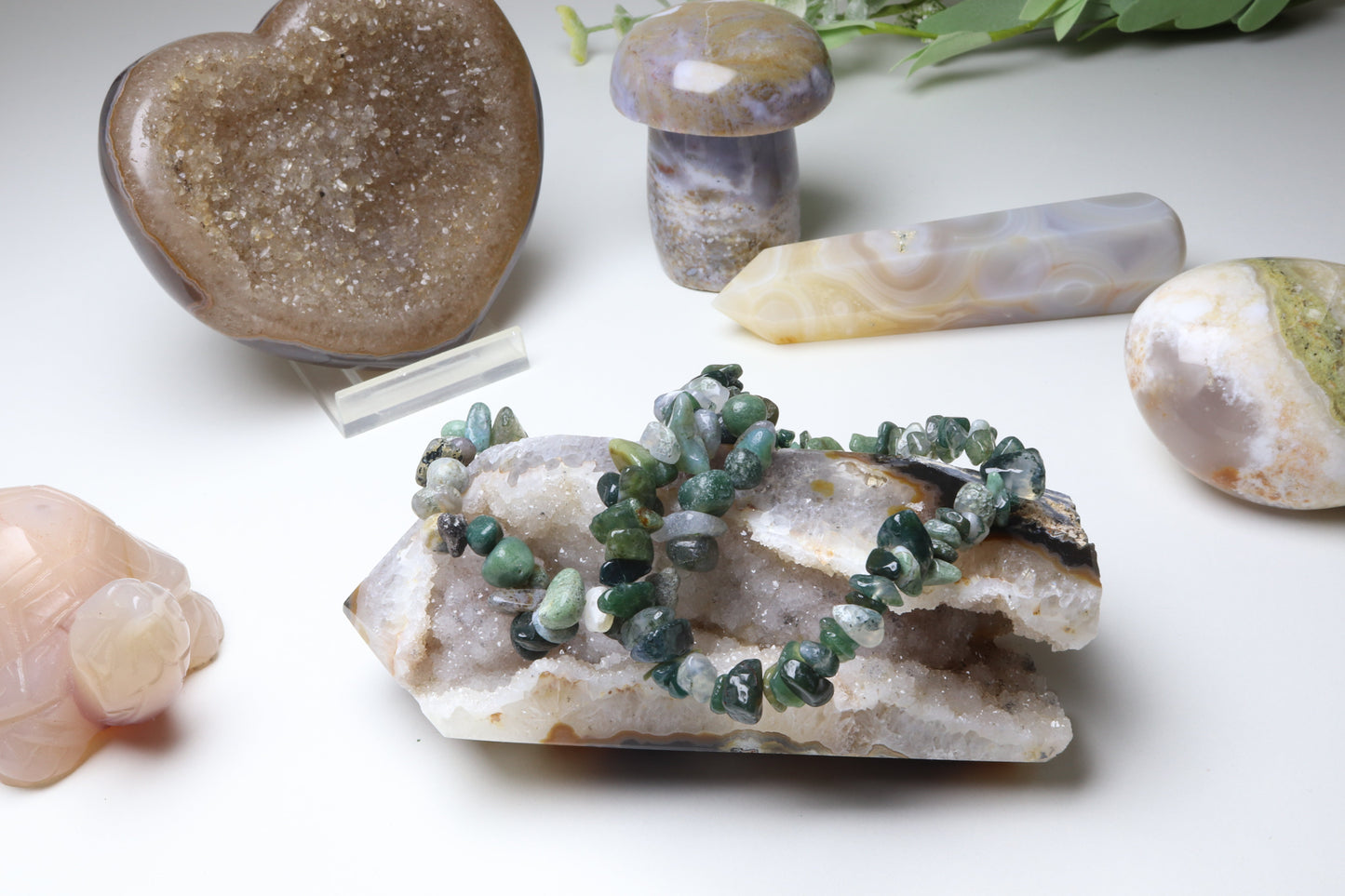 Bracelet Agate Mousse Baroque