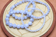 Bracelet Calcédoine bleu
