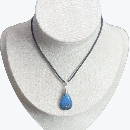pendentif azurite goutte – photo 4
