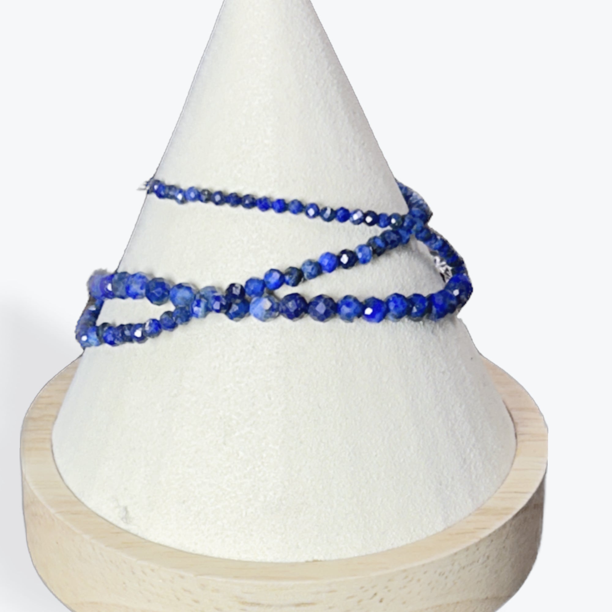 Bracelet Lapis Lazuli Facetté - 4