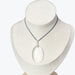 Pendentif Cristal de roche ovale