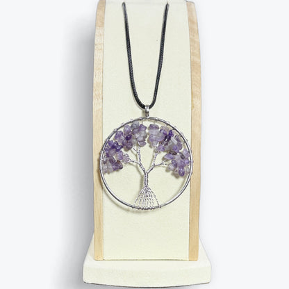 Pendentif Améthyste Arbre de Vie – photo 3