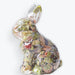 Figurine de lapin en résine Unakite
