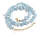 Collier Baroque Chips Pierres Naturelles — 43 cm - 2