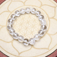 Bracelet en Cristal de Roche - Purification et Amplification 10mm