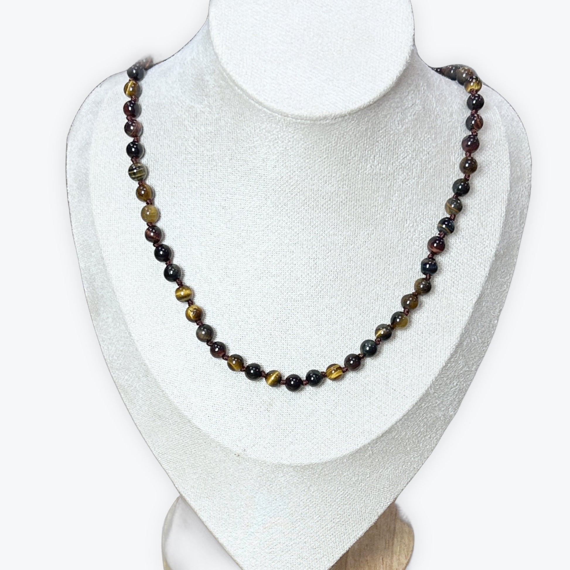 Collier Oeil Triple | 6mm Fermoir Acier Inoxydable